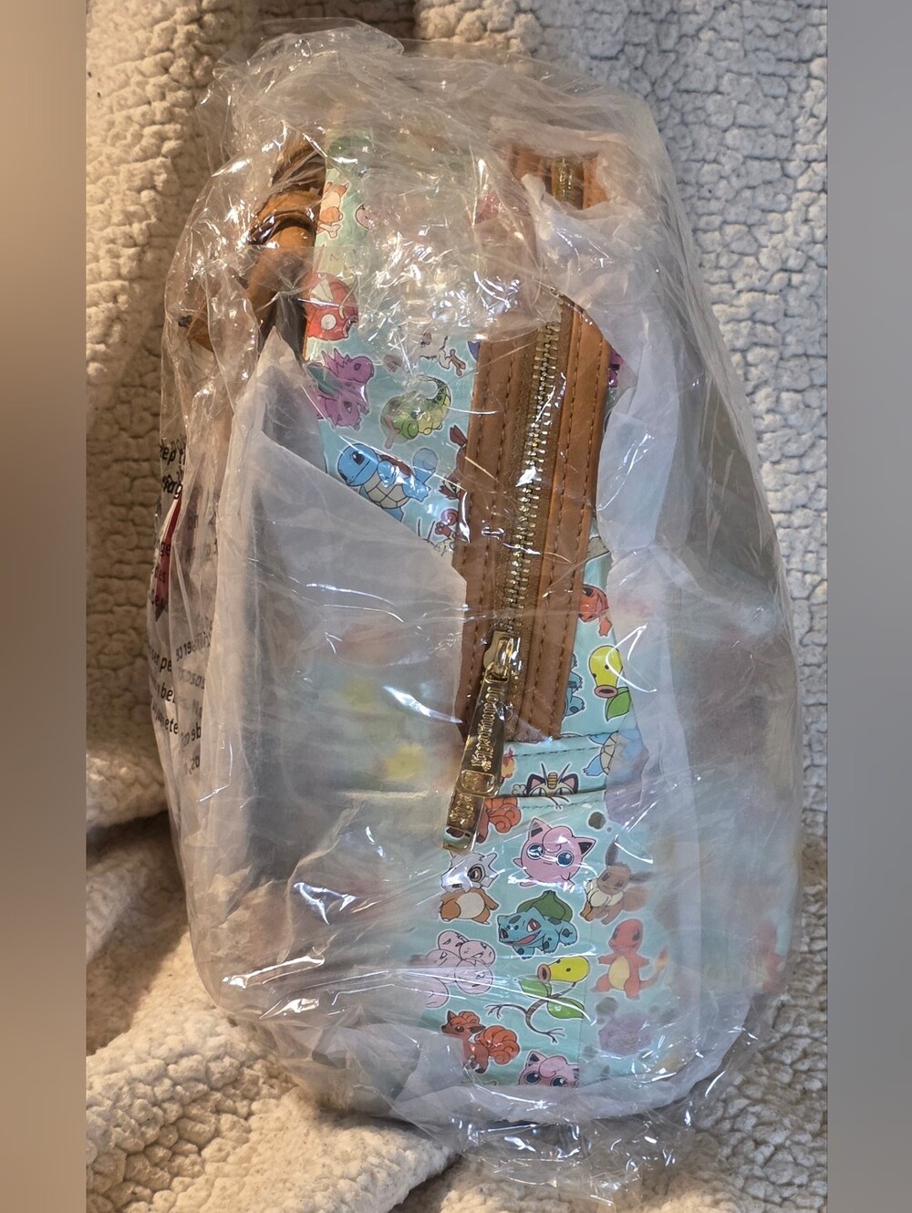 Loungefly Pokemon Teal All over Print AOP Mini Backpack & Wallet NewIn Packaging - Picture 5 of 11